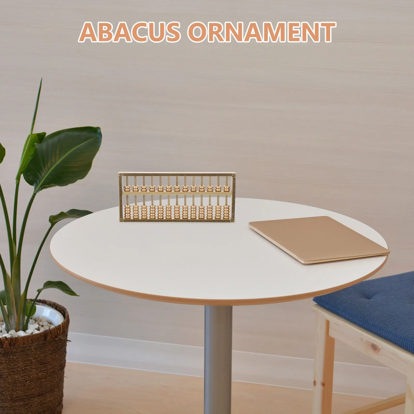 Retro Brass Abacus Chinese Style Mini Desktop Ornament Solid Metal Craft Vintage Tabletop Decoration Brass Abacus
Retro Brass Abacus Chinese Style Mini Desktop Ornament Solid Metal Craft Vintage Tabletop Decoration Brass Abacus