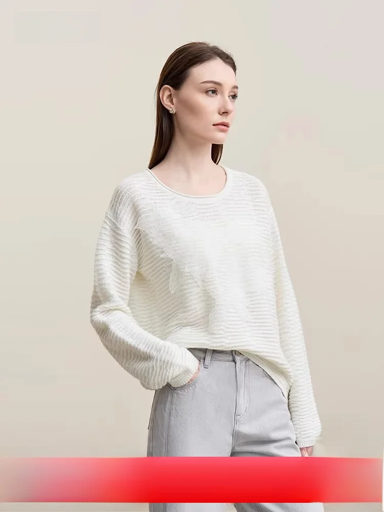 Новый весенний круглый кружевной вязаный свитер Ne, женский вязаный свитер с заниженными плечами, свободный крой, повседневный длинный топ све
Новый весенний круглый кружевной вязаный свитер Ne, женский вязаный свитер с заниженными плечами, свободный крой, повседневный длинный топ све