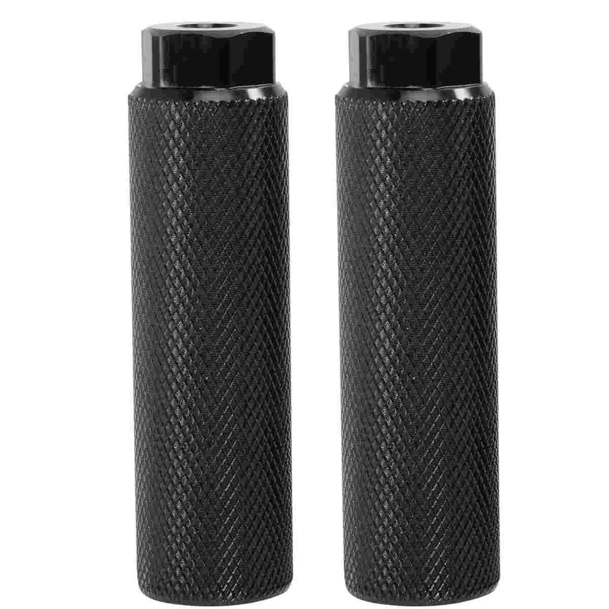 1 Pair Aluminum Alloy Bycicle Pedal Bike Sturdy Cylinder Seat Axle Stunt Pegs Mountain Bike Accessory with Big Hole (Black)
1 Pair Aluminum Alloy Bycicle Pedal Bike Sturdy Cylinder Seat Axle Stunt Pegs Mountain Bike Accessory with Big Hole (Black)