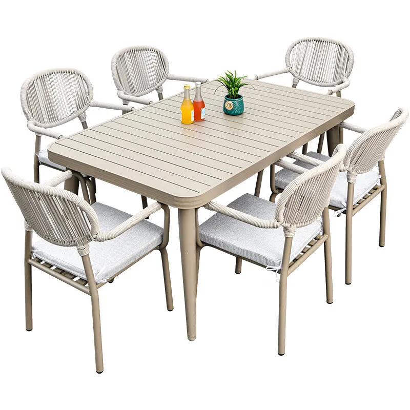 Outdoor table and chair courtyard garden rattan chair simple leisure open-air yard villa
Outdoor table and chair courtyard garden rattan chair simple leisure open-air yard villa