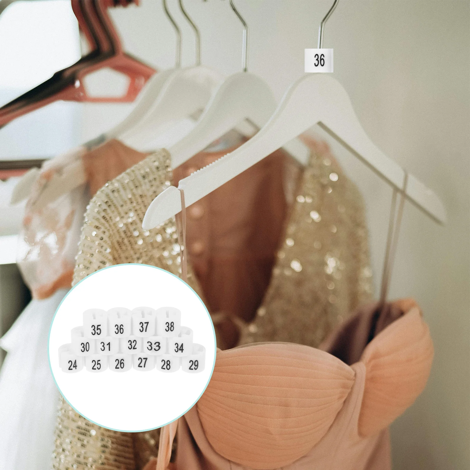 150Pcs Clothing Hanger Size Tags Clear Numbers Variety Sizes Time Saving Wardrobe Management Hanger Tags Garment Accessories
150Pcs Clothing Hanger Size Tags Clear Numbers Variety Sizes Time Saving Wardrobe Management Hanger Tags Garment Accessories