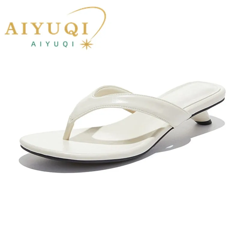Flip-Flops Women AIYUQI 2026 New Women's Slippers High-Heel Fashiona Large Size Summer Toe Spacer Beach Shoes Girl
Flip-Flops Women AIYUQI 2026 New Women's Slippers High-Heel Fashiona Large Size Summer Toe Spacer Beach Shoes Girl
