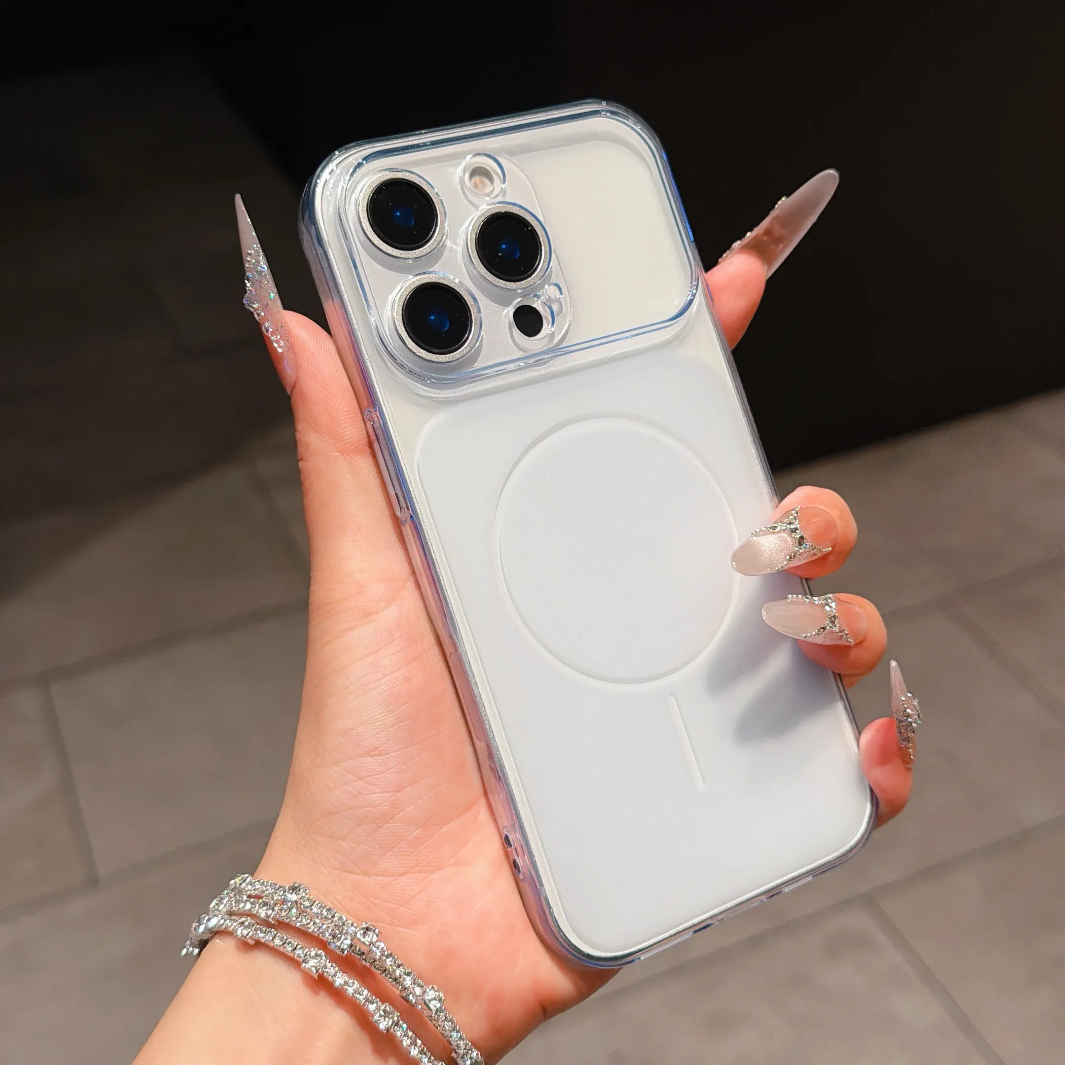 New Frosted Transparent Case iPhone 17 16 15 Pro Max Magnetic Soft TPU Bumper Cover For iPhone 14 Plus 13 12 Clear Back Case
New Frosted Transparent Case iPhone 17 16 15 Pro Max Magnetic Soft TPU Bumper Cover For iPhone 14 Plus 13 12 Clear Back Case