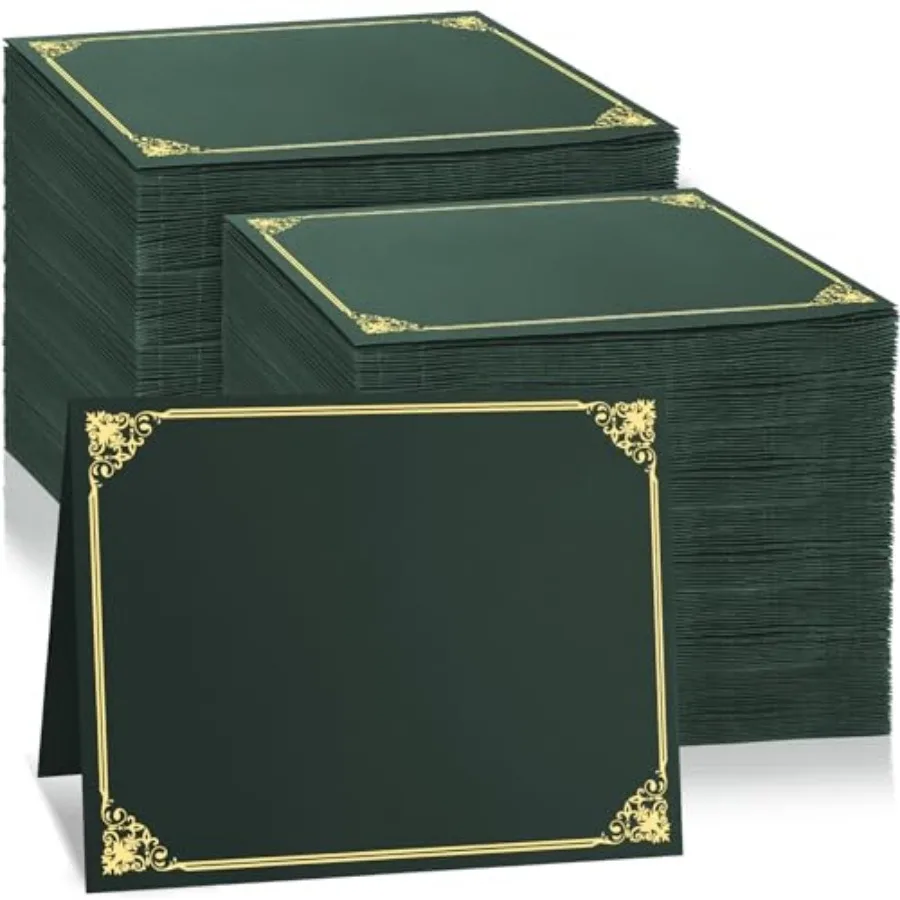150 Pcs Certificate Holders Bulk Hunter Diploma Covers Gold Foil Border Document Covers for Letter Size 8.5x11" Award Certifica
150 Pcs Certificate Holders Bulk Hunter Diploma Covers Gold Foil Border Document Covers for Letter Size 8.5x11" Award Certifica