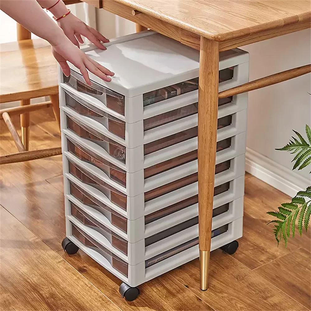 Mobile File Storage Cabinet Drawer-Type Household Cosmetics Desktop Multi-Layer Storage Cabinet Movable Floor Storage Cabinet
Mobile File Storage Cabinet Drawer-Type Household Cosmetics Desktop Multi-Layer Storage Cabinet Movable Floor Storage Cabinet