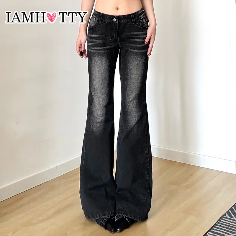 IAMHOTTY потертые расклешенные джинсовые брюки облегающие джинсы с низкой талией High Street в корейском стиле уличная одежда крутые базовые брюки женские
IAMHOTTY потертые расклешенные джинсовые брюки облегающие джинсы с низкой талией High Street в корейском стиле уличная одежда крутые базовые брюки женские