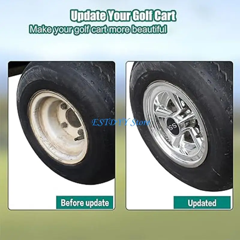 G6DE 5 Spoke Design Golf Cart Hub Caps Protector Golf Cart Accessories Enduring
G6DE 5 Spoke Design Golf Cart Hub Caps Protector Golf Cart Accessories Enduring