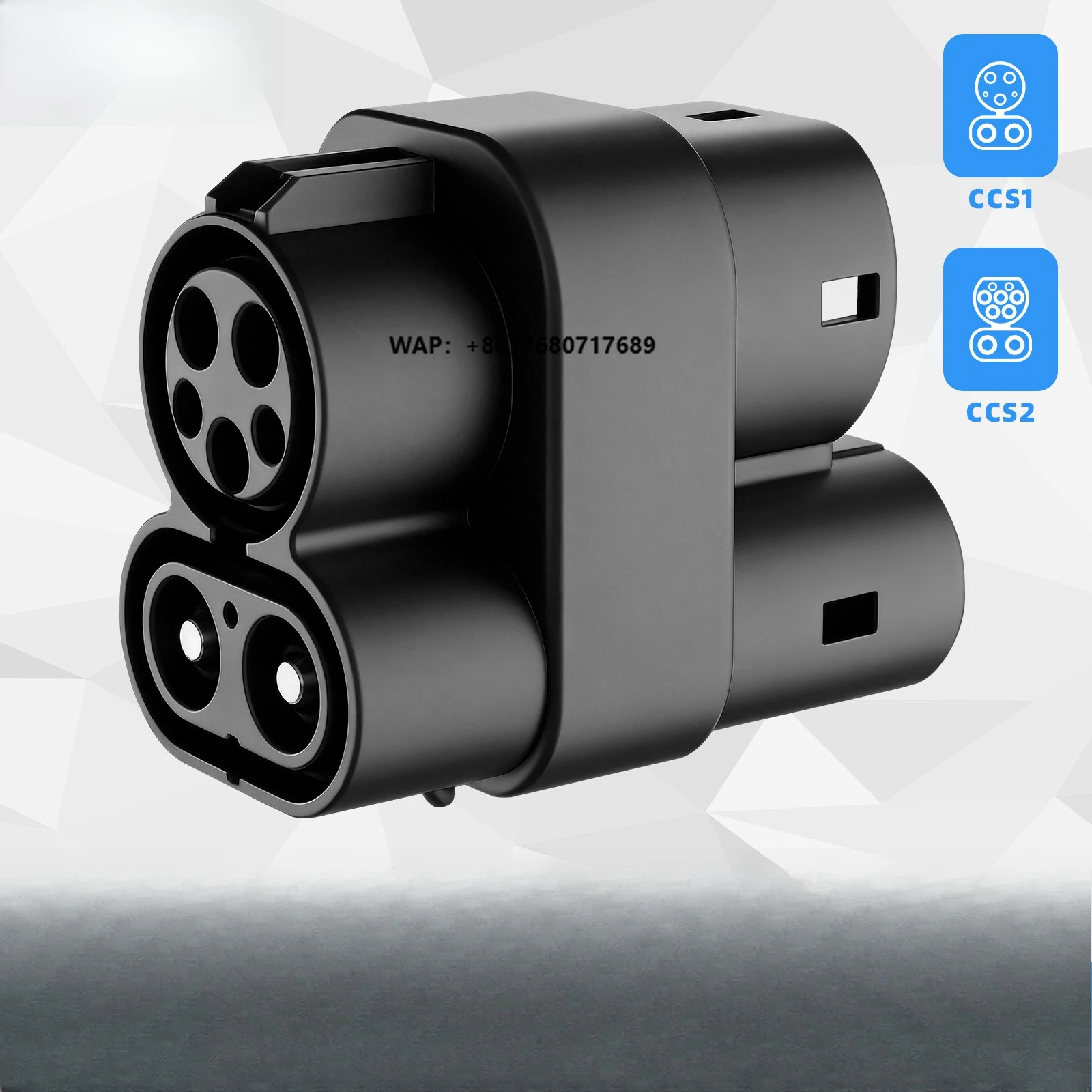 Ccs1 to Ccs2 Dc Ev Charging Adapter 250A/300A 200V-1000V Iec Standard Portable Fast Charging Connector for European Ev Adapter
Ccs1 to Ccs2 Dc Ev Charging Adapter 250A/300A 200V-1000V Iec Standard Portable Fast Charging Connector for European Ev Adapter