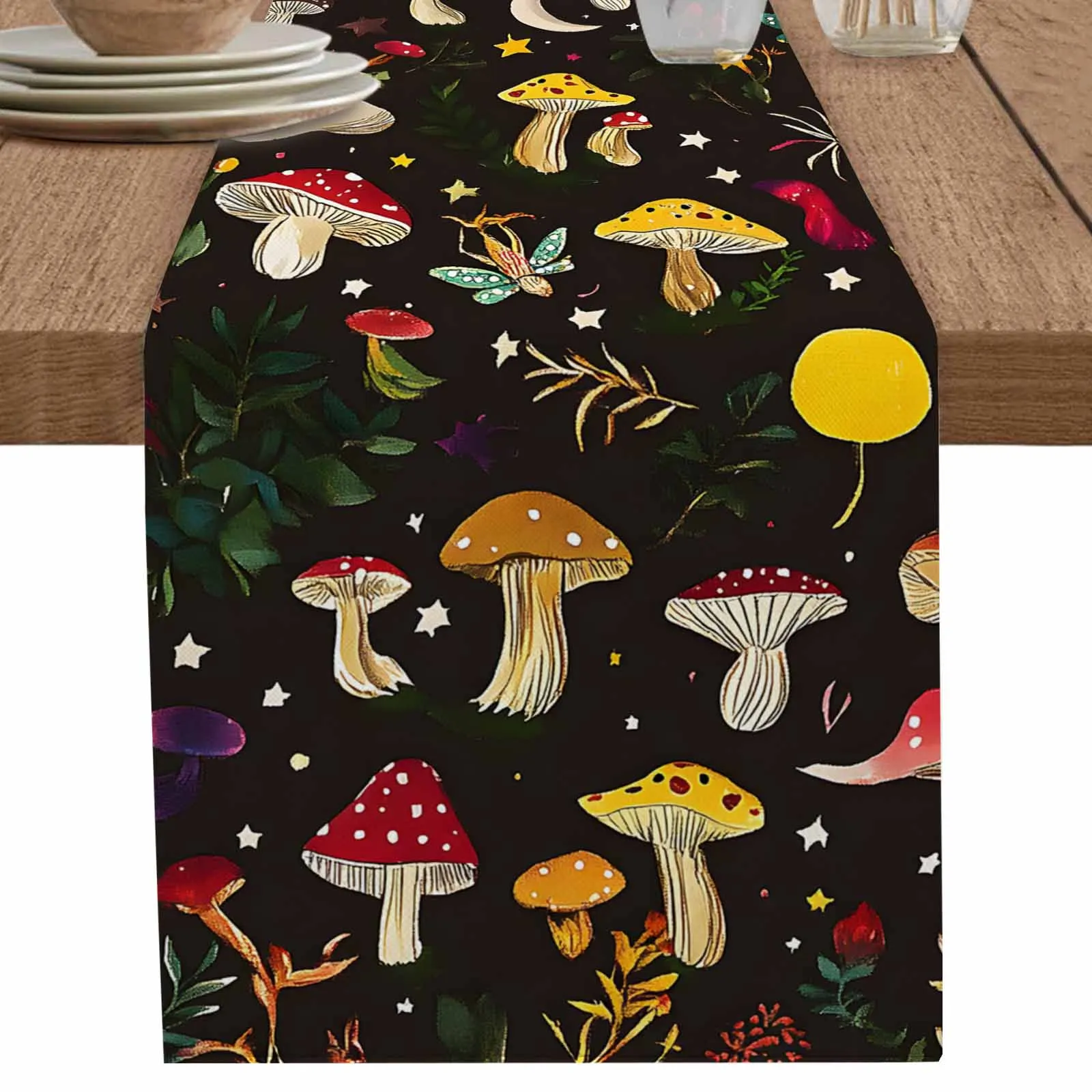 Mushroom Colorful Plant Table Runner Kitchen Decor Tablecloth Placemat Hotel Home Wedding Decor Table Runners
Mushroom Colorful Plant Table Runner Kitchen Decor Tablecloth Placemat Hotel Home Wedding Decor Table Runners