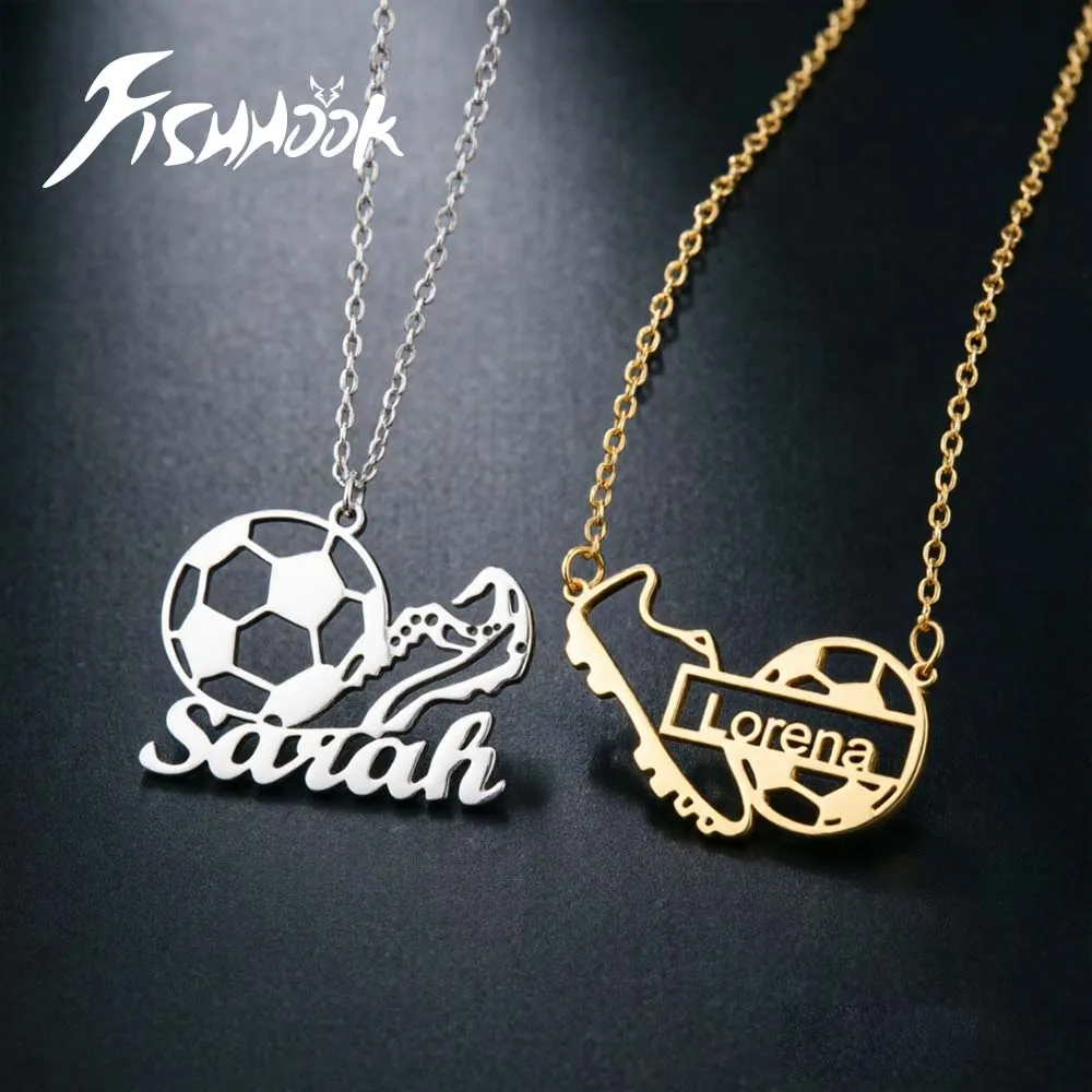 Ball Soccer Football Team Necklace Personalized Name Pendant Custom Gift For Women Men Boy Kid Stainless Steel Chain Jewelry
Ball Soccer Football Team Necklace Personalized Name Pendant Custom Gift For Women Men Boy Kid Stainless Steel Chain Jewelry