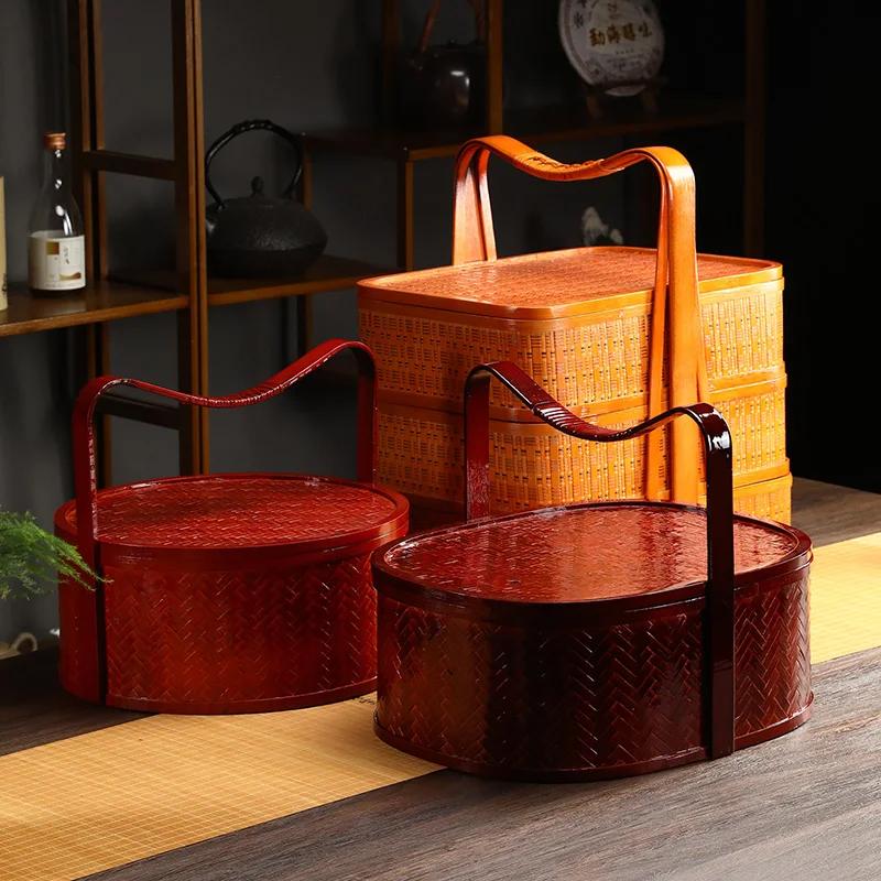 Wedding Bamboo Basket Handcrafted Lacquer MultiLayer Serving Tray Ceremony Decor Vintage Food& Photo Prop
Wedding Bamboo Basket Handcrafted Lacquer MultiLayer Serving Tray Ceremony Decor Vintage Food& Photo Prop
