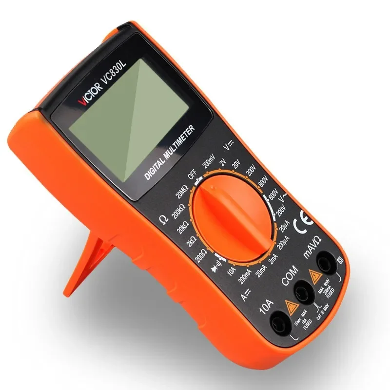 2026 VC830L Multimeter Digital High-precision Fully Automatic Intelligent Voltage Multimeter Maintenance Electrician Mul
2026 VC830L Multimeter Digital High-precision Fully Automatic Intelligent Voltage Multimeter Maintenance Electrician Mul