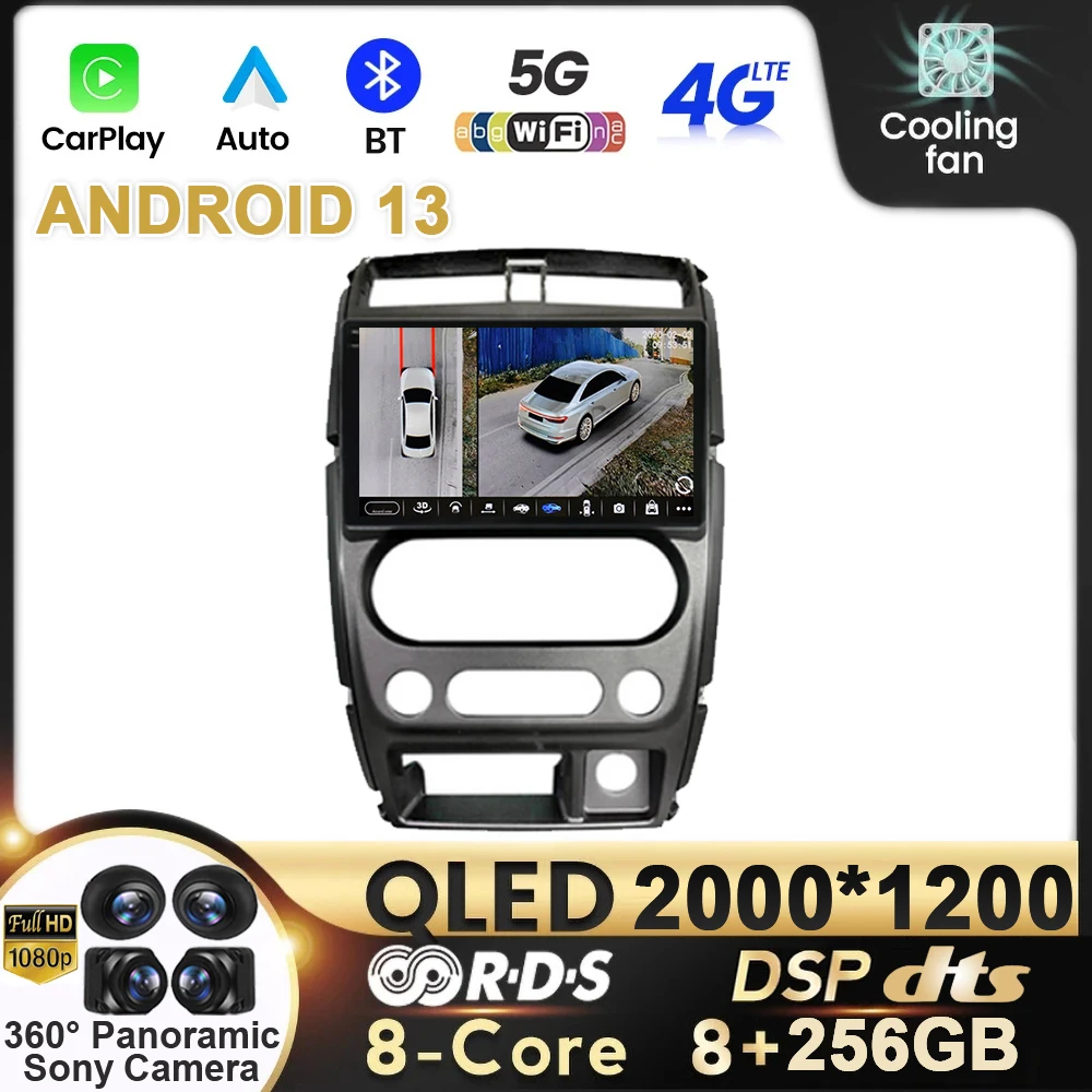 Android 13 для Suzuki Jimny 3 2005-2019 Carplay AI Voice автомобильное радио Android авто мультимедийный плеер WIFI 4G RDS 2din GPS Авторадио
Android 13 для Suzuki Jimny 3 2005-2019 Carplay AI Voice автомобильное радио Android авто мультимедийный плеер WIFI 4G RDS 2din GPS Авторадио