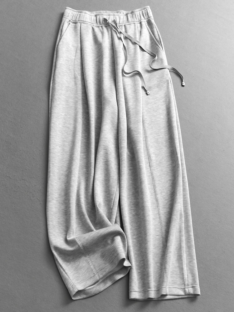 Casual Loose Straight Leg Pants Women's Soft Elastic Waist Thin Wide Leg Pants Versatile Comfortable Fit Summer Fashion
Casual Loose Straight Leg Pants Women's Soft Elastic Waist Thin Wide Leg Pants Versatile Comfortable Fit Summer Fashion