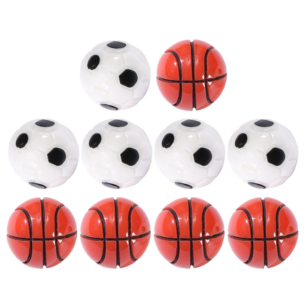 10 Pcs Mini Ornaments Miniature Soccer Basketball Dollhouse Sports Decor Small House Accessories Resin Material Long Service
10 Pcs Mini Ornaments Miniature Soccer Basketball Dollhouse Sports Decor Small House Accessories Resin Material Long Service