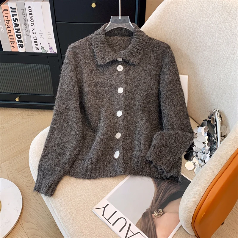 Women Grey Cardigan Sweater 90s Vintage Y2k Long Sleeves Luxury Cashmere Ladies Sweater 2000s Fashion Clothes Winter Autumn 2025
Women Grey Cardigan Sweater 90s Vintage Y2k Long Sleeves Luxury Cashmere Ladies Sweater 2000s Fashion Clothes Winter Autumn 2025