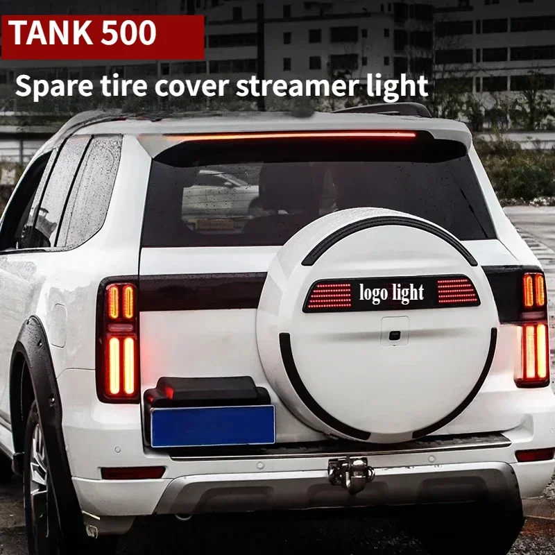 For Tank 500 Spare Tire Cover Lamp Spare Tire Streamer Light Logo Modified Special Tailgate Letter Decorative Light Strip
For Tank 500 Spare Tire Cover Lamp Spare Tire Streamer Light Logo Modified Special Tailgate Letter Decorative Light Strip