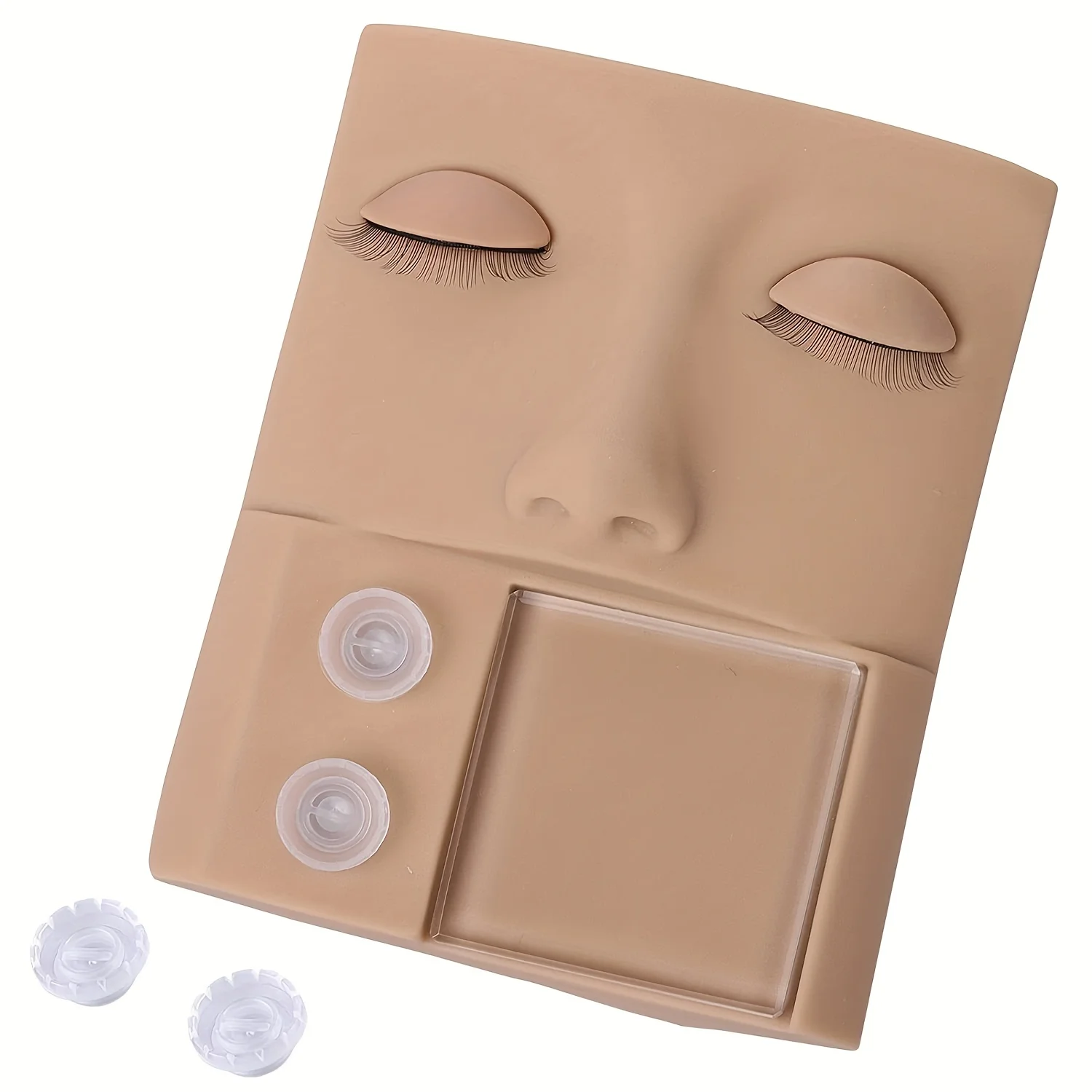 3 in 1 Lash Mannequin Head Makeup Training Kit - Eyelash Extension Tray, Glue Rings, Crystal Pallet - Multifunctional Starters K
3 in 1 Lash Mannequin Head Makeup Training Kit - Eyelash Extension Tray, Glue Rings, Crystal Pallet - Multifunctional Starters K