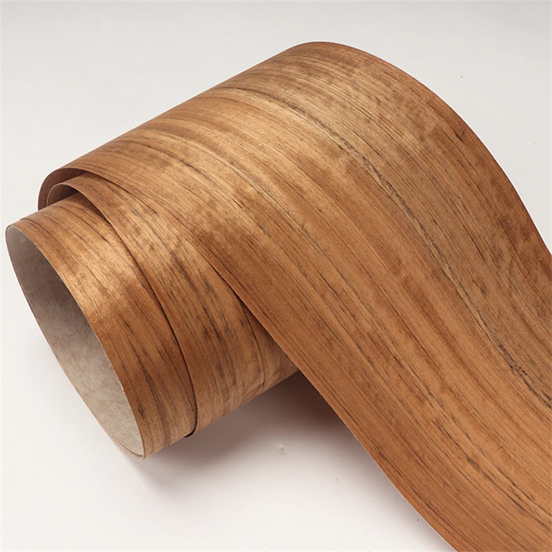 Natural Wood Veneer Africa Teak Straight Grain for Furniture about 18cm x 2.5m 0.25mm Q/C
Natural Wood Veneer Africa Teak Straight Grain for Furniture about 18cm x 2.5m 0.25mm Q/C