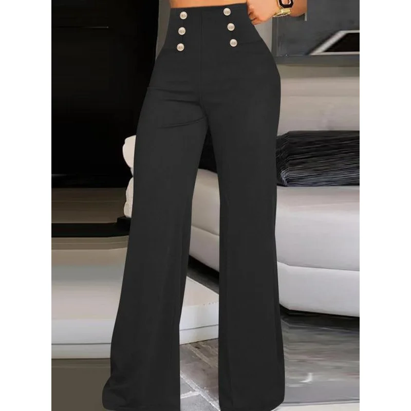 Double Breast Pants Casual Women's Fashion Neutral Style Other Material 100% Spring Seasonal High Waist Detail Available
Double Breast Pants Casual Women's Fashion Neutral Style Other Material 100% Spring Seasonal High Waist Detail Available