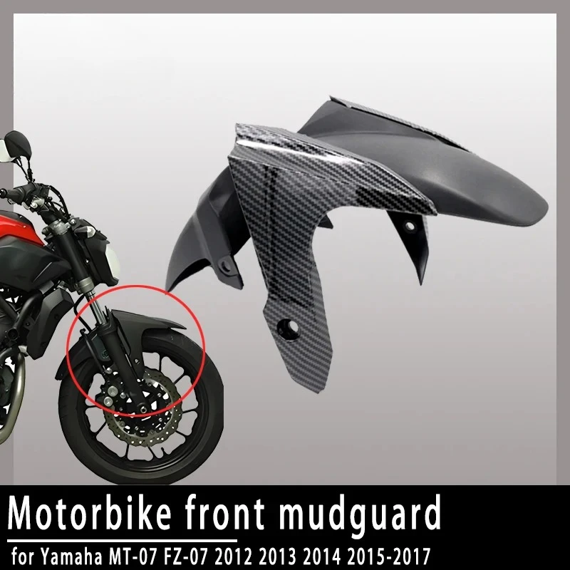 Ajuste para Yamaha MT-07 FZ-07 2012 2013 2014 2015-2017 cubierta neumático lantero carenado guardabarros lantero Splash accesor
Ajuste para Yamaha MT-07 FZ-07 2012 2013 2014 2015-2017 cubierta neumático lantero carenado guardabarros lantero Splash accesor