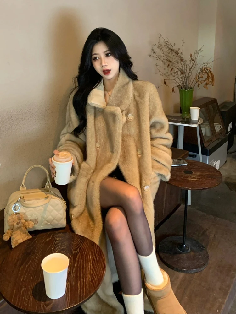 2025 New Korean Sle Loose Faux Mink Coat Women's Mid-Length High-End Feeling Fur Plu Large Coat Commute Sle
2025 New Korean Sle Loose Faux Mink Coat Women's Mid-Length High-End Feeling Fur Plu Large Coat Commute Sle