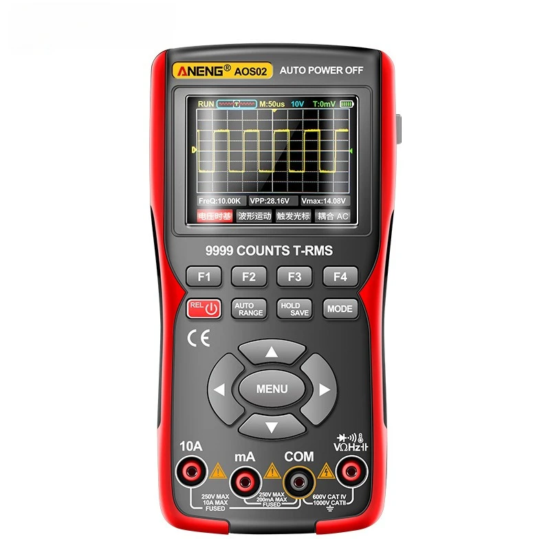 High-precision auto repair instrument multi-functional measurement 3-in-1 color screen handheld dual-channel oscilloscope
High-precision auto repair instrument multi-functional measurement 3-in-1 color screen handheld dual-channel oscilloscope