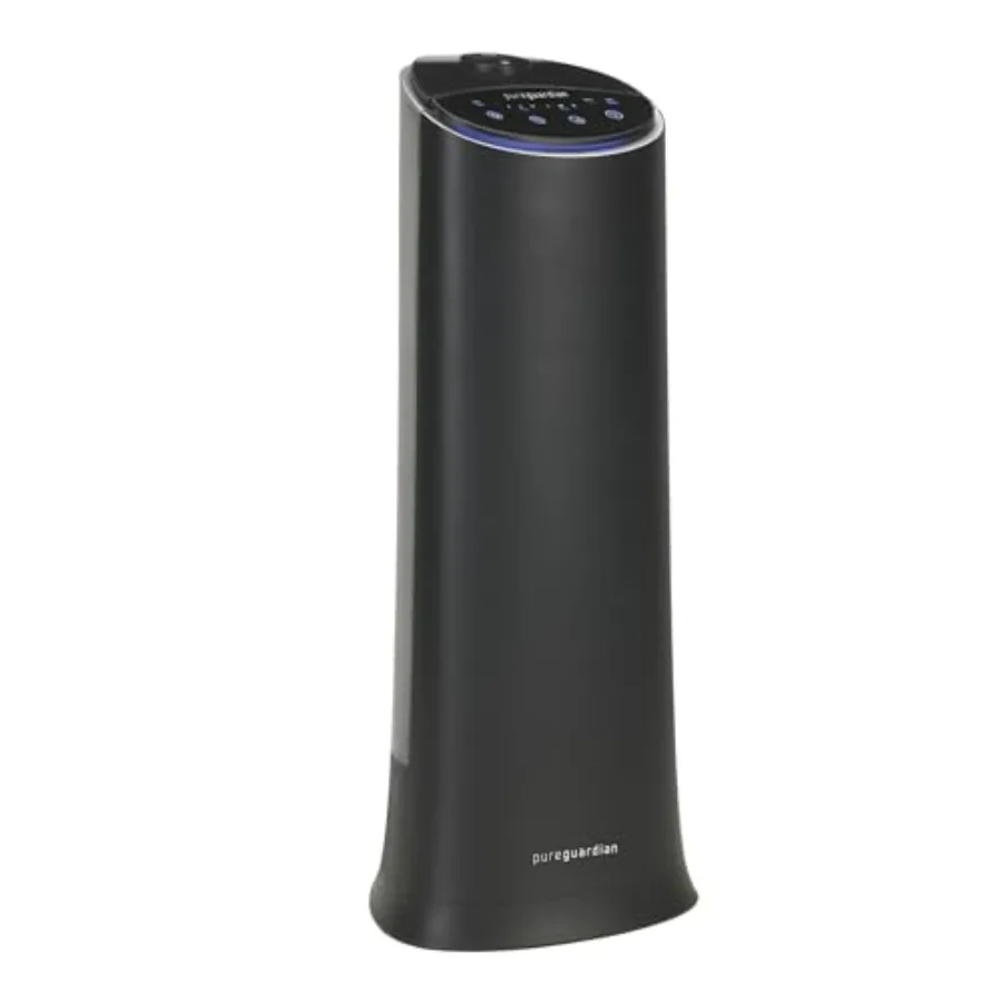 Ultrasonic cool mist humidifier for medium rooms black ABS plastic 100-hour runtime filter-free 440 sq. ft. coverage quiet oper
Ultrasonic cool mist humidifier for medium rooms black ABS plastic 100-hour runtime filter-free 440 sq. ft. coverage quiet oper