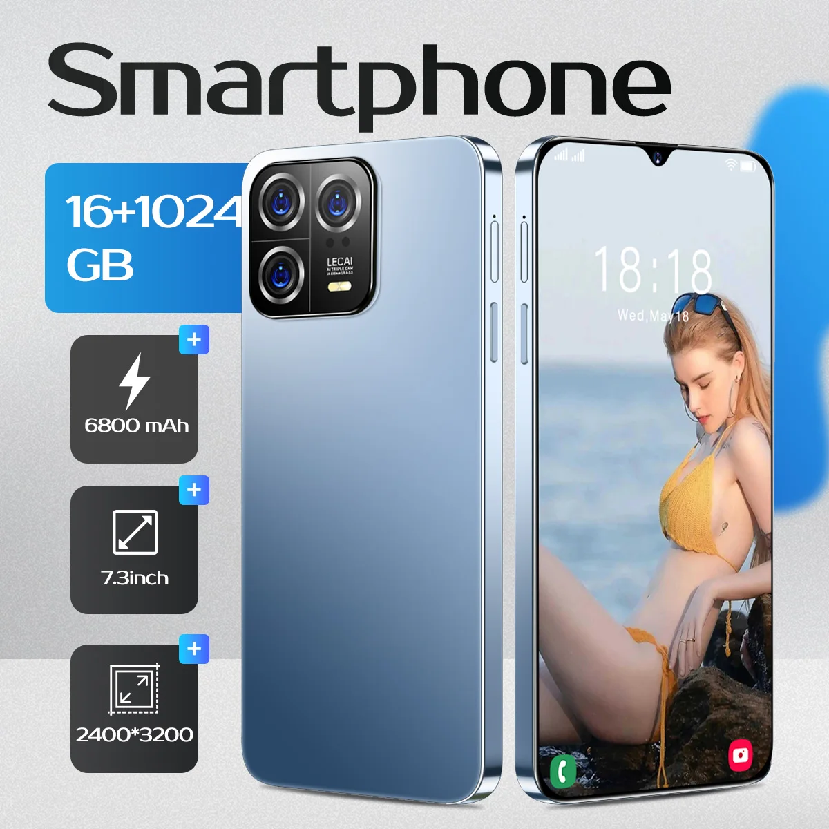 M13pro 5G Mobile Phone 7.3 Screen SmartPhone Original 16GB+1TB Dual Sim Celulares Android Unlocked 7800mAh Gaming Cell Phone
M13pro 5G Mobile Phone 7.3 Screen SmartPhone Original 16GB+1TB Dual Sim Celulares Android Unlocked 7800mAh Gaming Cell Phone