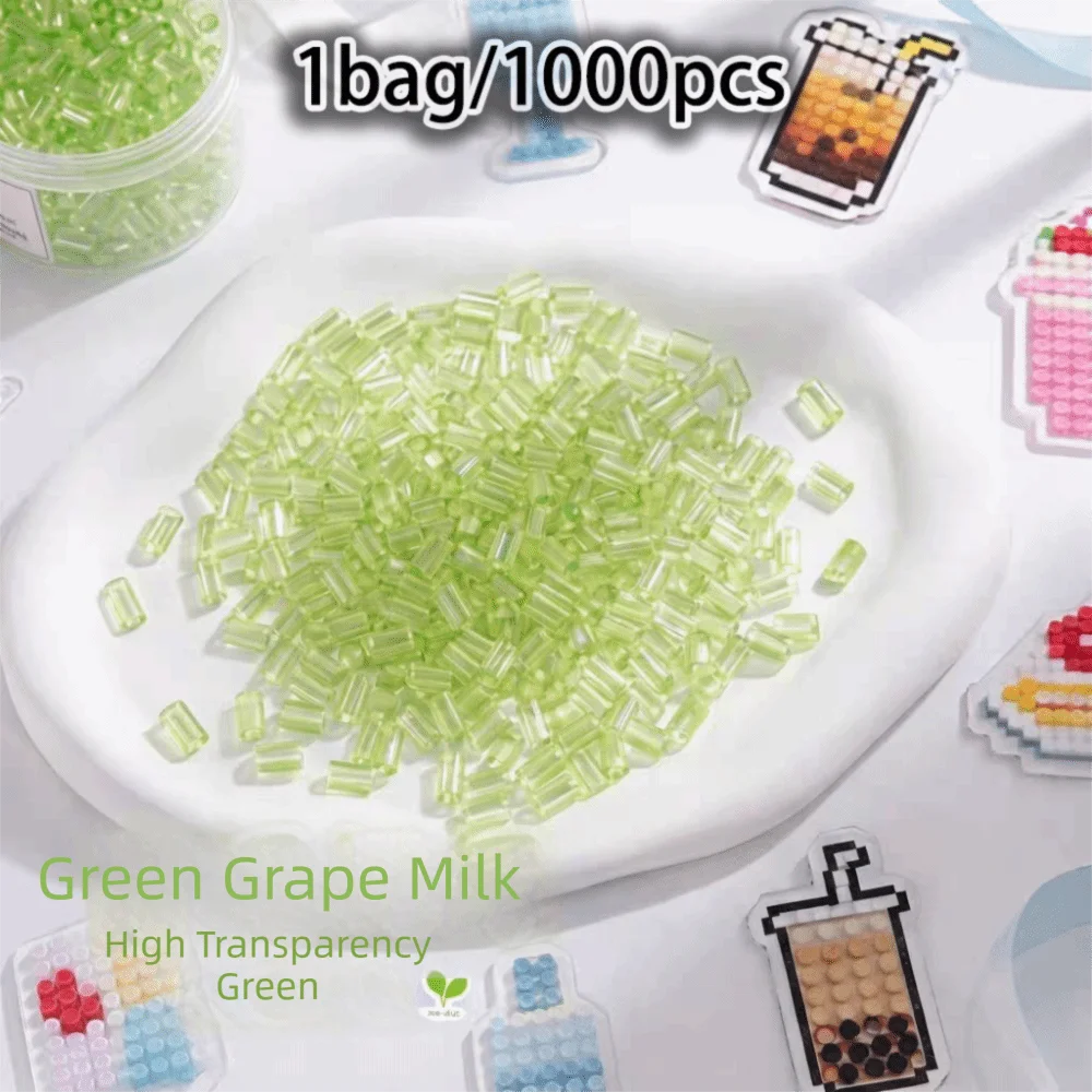 New High-Transparency Handmade DIY Perler Beads Heat Press 2.6mm Glass-Colored Perler Bead Handmade Perler Bead
New High-Transparency Handmade DIY Perler Beads Heat Press 2.6mm Glass-Colored Perler Bead Handmade Perler Bead