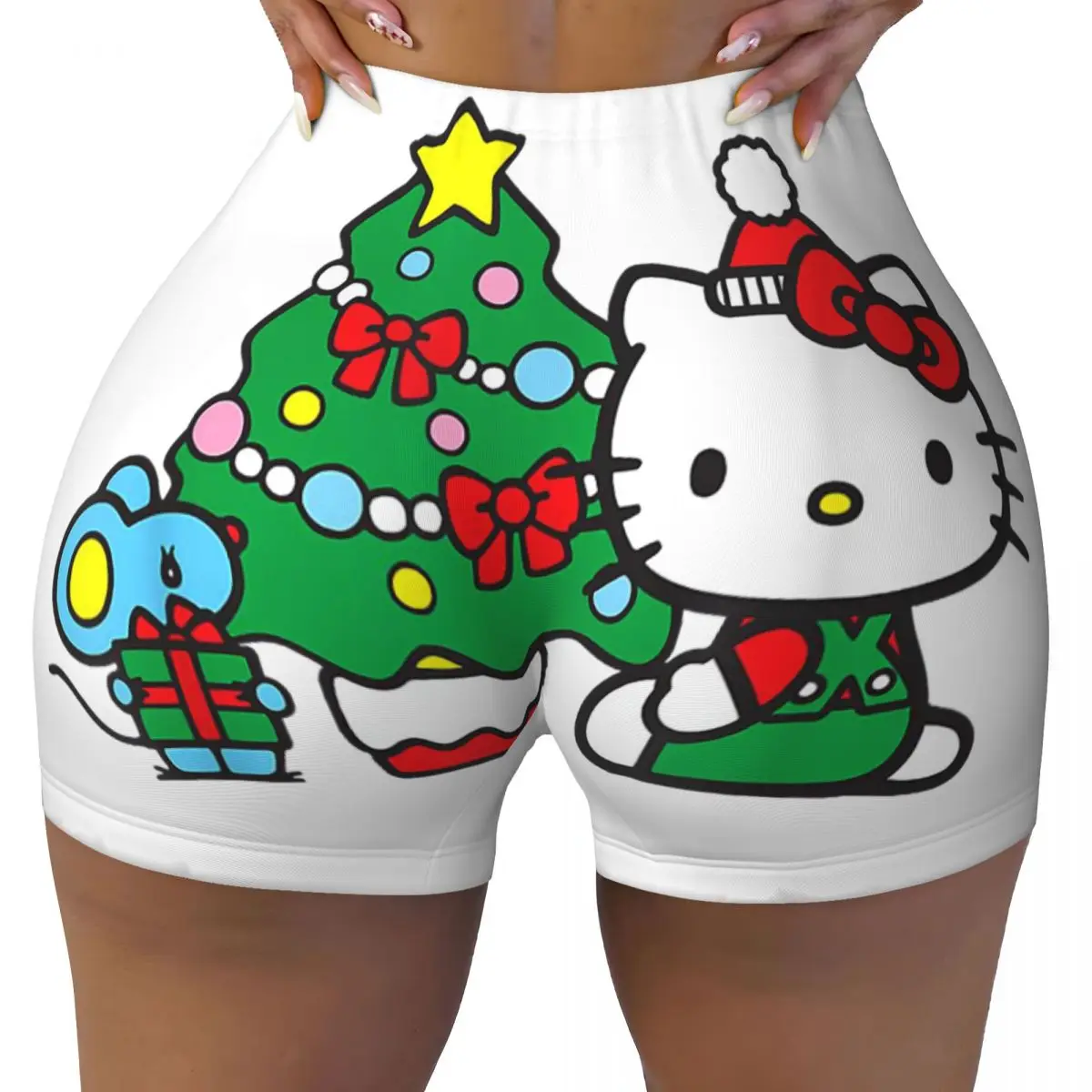Hello Kitty Christmas Tree High Waist Yoga Shorts Women's Running Biker Fitness Workout Gym Pants
Hello Kitty Christmas Tree High Waist Yoga Shorts Women's Running Biker Fitness Workout Gym Pants