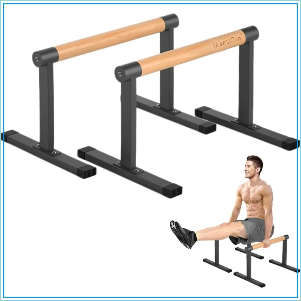 Wooden Parallel Bar & Dip Bar with Thick Beech Handles, Push-up Bar, 500lbs Capacity for Home Gym
Wooden Parallel Bar & Dip Bar with Thick Beech Handles, Push-up Bar, 500lbs Capacity for Home Gym