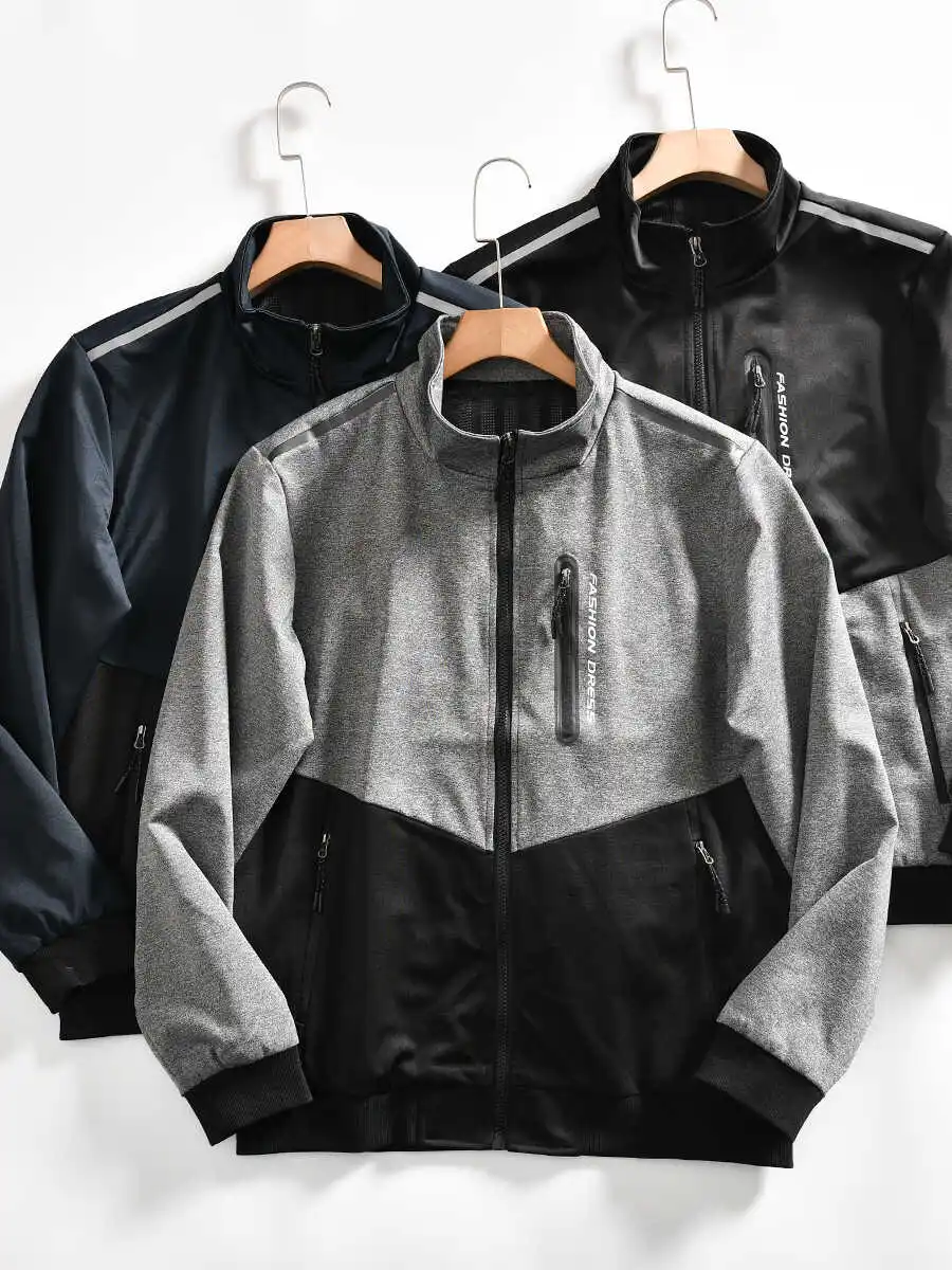Men's Outdoor Reflective Casual Stand Collar Quick Dry Breathable Sports Jacket Coat Standard Fit Fashion Urban Style Long Sl...
Men's Outdoor Reflective Casual Stand Collar Quick Dry Breathable Sports Jacket Coat Standard Fit Fashion Urban Style Long Sl...