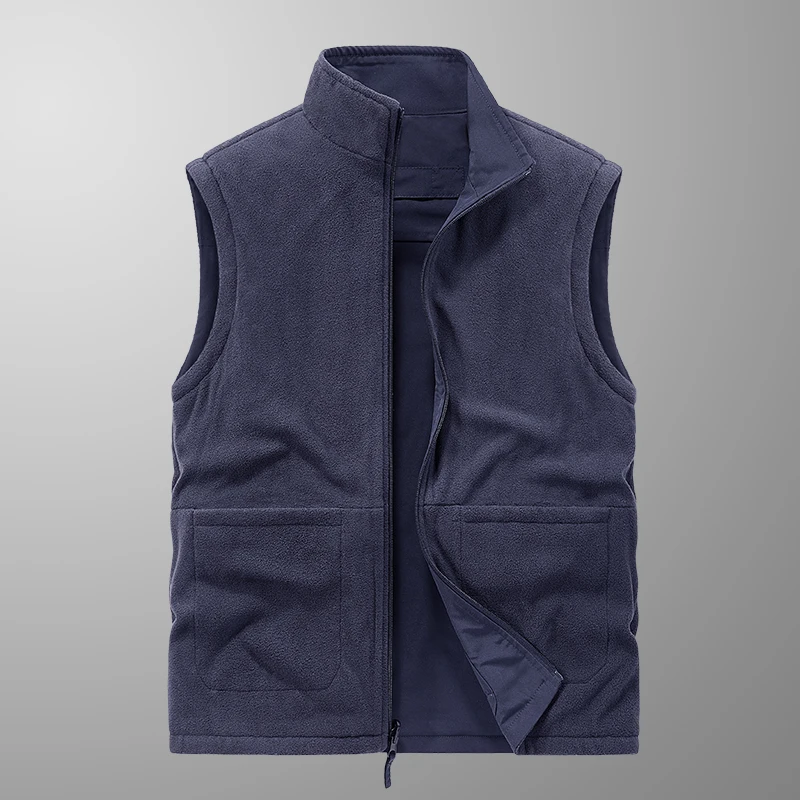 Men Can Wear Double-sided Waistcoats Warmth in Autumn Winter Men Casual Sport Fleece Stand-up Collar Sleeveless Jacket Waistcoat
Men Can Wear Double-sided Waistcoats Warmth in Autumn Winter Men Casual Sport Fleece Stand-up Collar Sleeveless Jacket Waistcoat