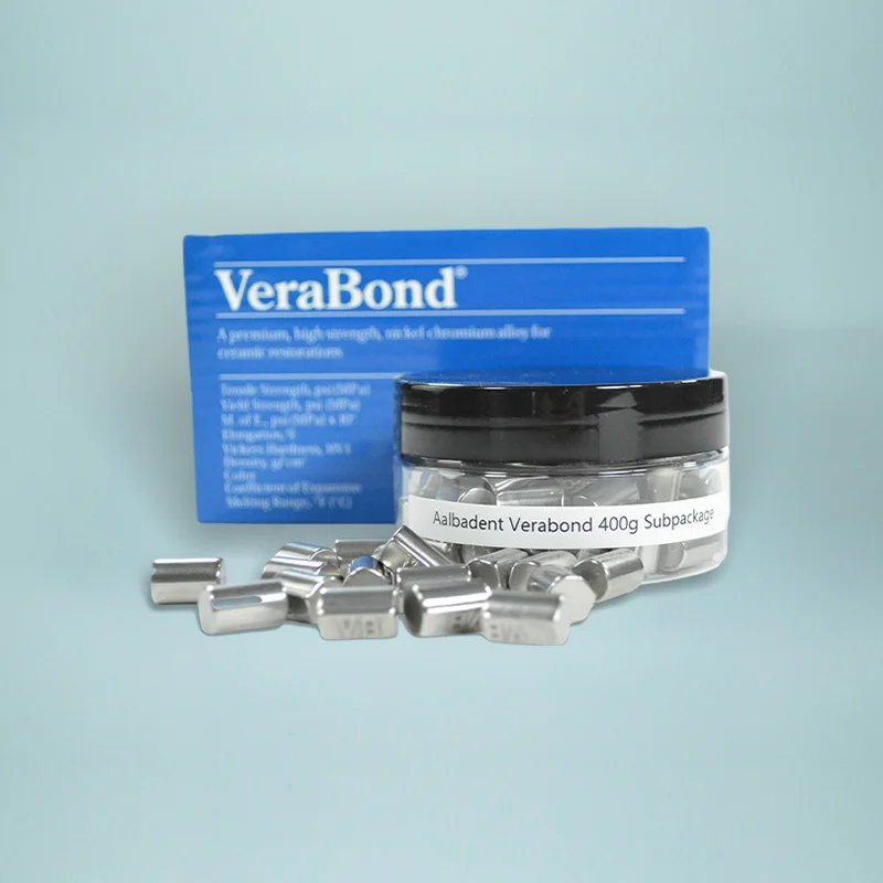 VeraBond ceramic alloy VB metal Fused To Metal 400g Aalbadent Dental Lab Material
VeraBond ceramic alloy VB metal Fused To Metal 400g Aalbadent Dental Lab Material