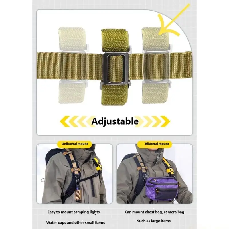 31BE Universal Backpack Attachments Strap Outdoor Backpack Expansion Strap Enduring
31BE Universal Backpack Attachments Strap Outdoor Backpack Expansion Strap Enduring