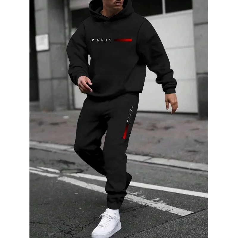 Men's Sweatshirt Set Hooded Sweatshirt and Trousers Autumn and Winter Casual Sweatshirt Letter Print Fitness Jogging Hooded Set
Men's Sweatshirt Set Hooded Sweatshirt and Trousers Autumn and Winter Casual Sweatshirt Letter Print Fitness Jogging Hooded Set