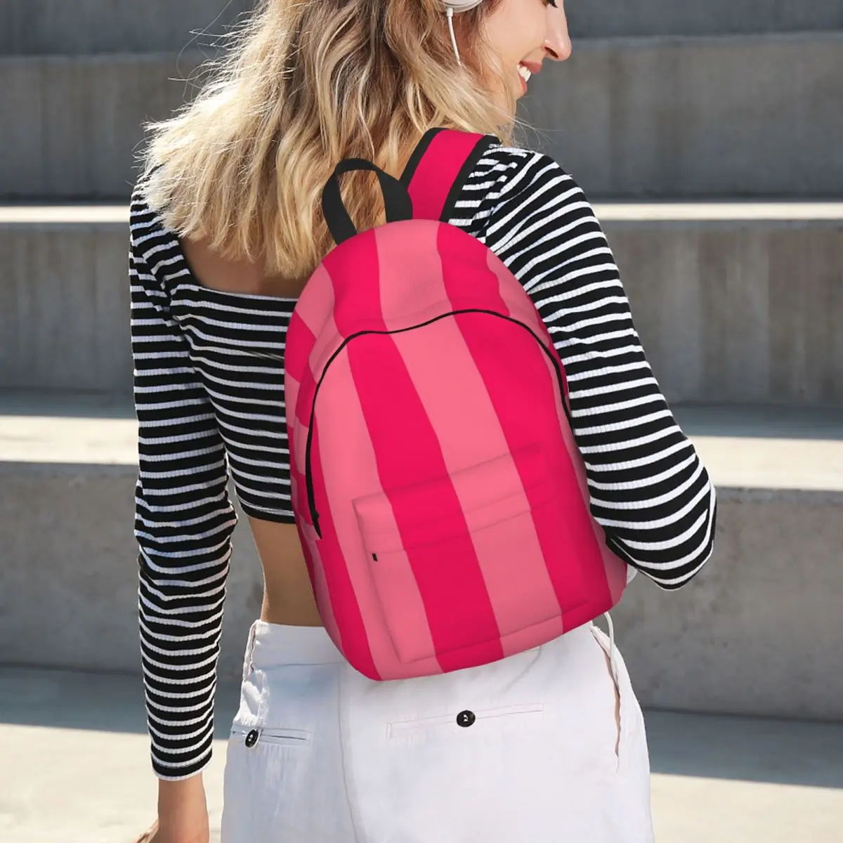 Bold Vivid Vetical Stripped Pattern Student Backpack School Bag Hiking Travel Daypack for Boys Girls Bookbag Shoulder Bags
Bold Vivid Vetical Stripped Pattern Student Backpack School Bag Hiking Travel Daypack for Boys Girls Bookbag Shoulder Bags