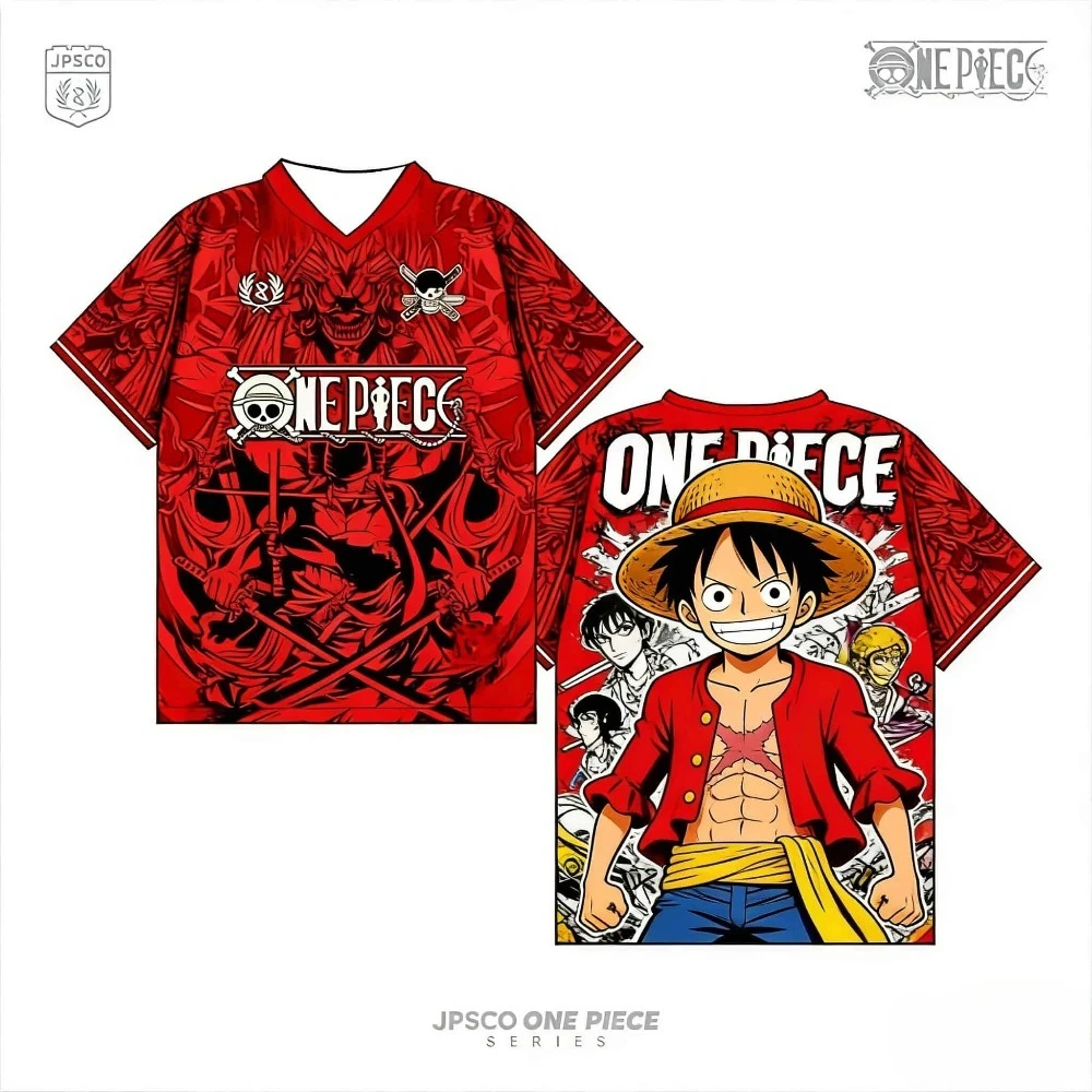 One Piece Luffy Anime Summer T-shirt Baseball Jersey Men's Women Kids 3D Print Streetwear Harajuku Graphic Breathable Tee Shirt
One Piece Luffy Anime Summer T-shirt Baseball Jersey Men's Women Kids 3D Print Streetwear Harajuku Graphic Breathable Tee Shirt