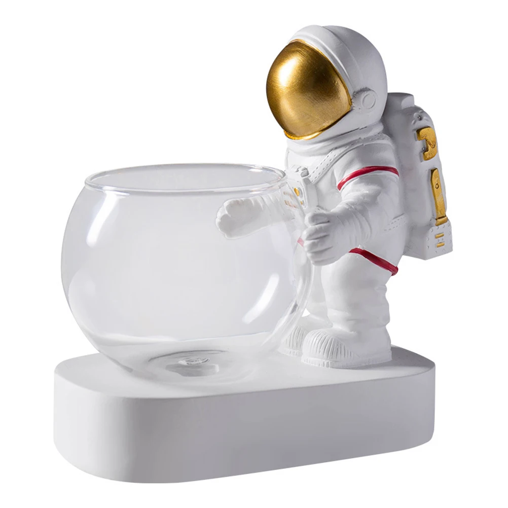 Glass Vase with Light Water Planter Hydroponic Tube Child Plants Resin Astronaut Design Home Decor Atmosphere Gardening
Glass Vase with Light Water Planter Hydroponic Tube Child Plants Resin Astronaut Design Home Decor Atmosphere Gardening