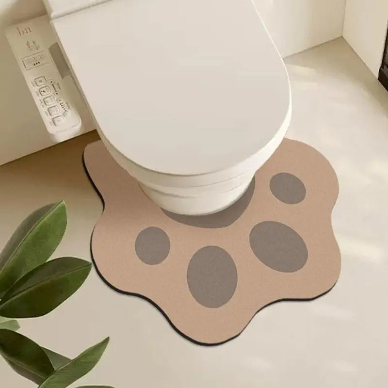 Bathroom Door Mat Quick Dry Anti Slip Soft Pad Silicon Dinosaur Footprint Design Toilet Mat Comfortable Absorbent Floor Rug
Bathroom Door Mat Quick Dry Anti Slip Soft Pad Silicon Dinosaur Footprint Design Toilet Mat Comfortable Absorbent Floor Rug