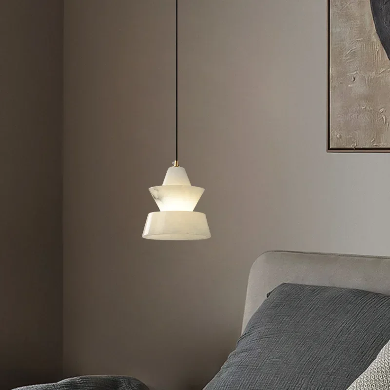 Natural Marble Pendant Light Dining Room Living Room TV Background Bedroom Bedside Copper Chandelier Home Decor Circular Light
Natural Marble Pendant Light Dining Room Living Room TV Background Bedroom Bedside Copper Chandelier Home Decor Circular Light