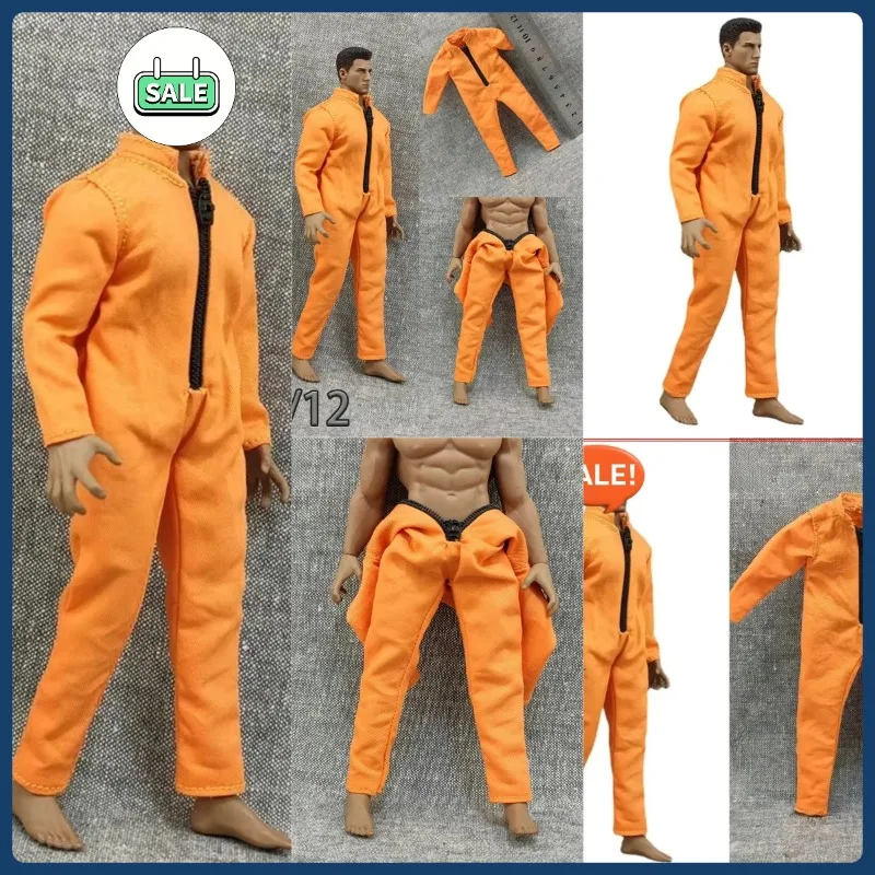 1/12 Scale Male Soldier Orange Conjoined Prison Garb Set Clothes for 6in Action Toy Figures Body Accessories Doll
1/12 Scale Male Soldier Orange Conjoined Prison Garb Set Clothes for 6in Action Toy Figures Body Accessories Doll