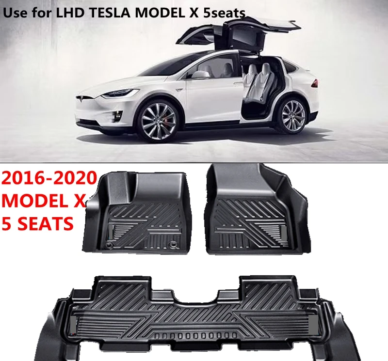 Use for 2016 Tesla Model X 5seat Car carpet MODEL X Floor mat Full Set Trim to Fit For Tesla Model X waterproof floor mat 
Use for 2016 Tesla Model X 5seat Car carpet MODEL X Floor mat Full Set Trim to Fit For Tesla Model X waterproof floor mat
