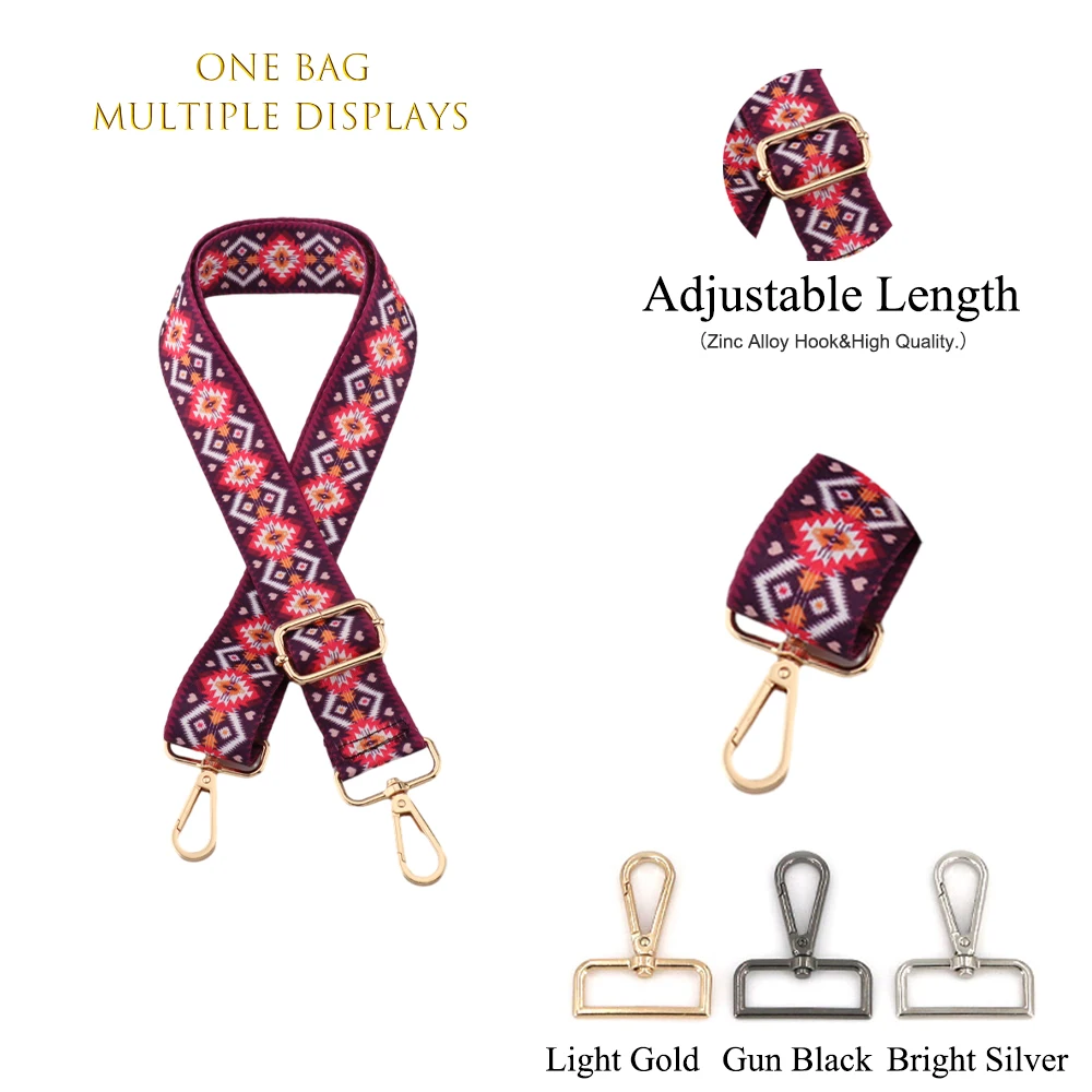Bag Bandage Ethnic Style Convenient Carrying Of Backpacks Women Colored Straps for Crossbody Messenger Fashionable Handbag Strap
Bag Bandage Ethnic Style Convenient Carrying Of Backpacks Women Colored Straps for Crossbody Messenger Fashionable Handbag Strap