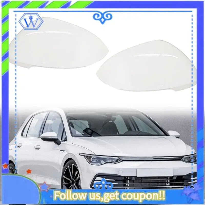 M46K-1Pair Car White Rearview Side Glass Mirror Cover Trim Rear Mirror Covers Shell For-VW Golf 8 MK8 2021 2022
M46K-1Pair Car White Rearview Side Glass Mirror Cover Trim Rear Mirror Covers Shell For-VW Golf 8 MK8 2021 2022