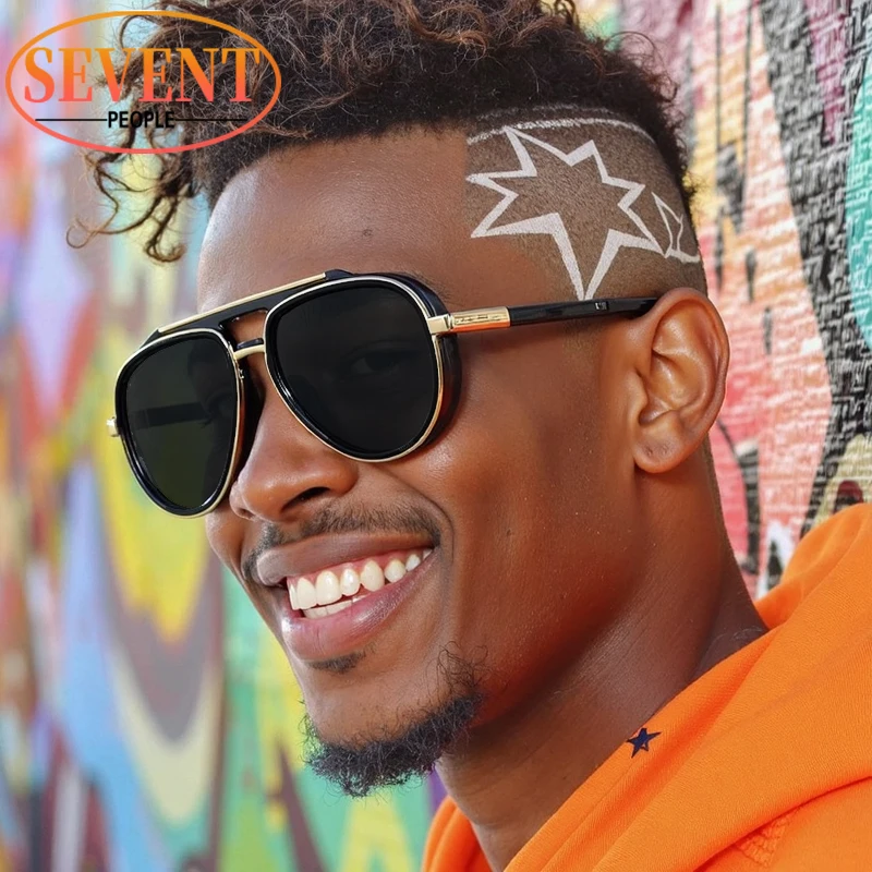 Polarized Steampunk Pilot Sunglasses Men 2026 Luxury Brand Vintage Oversized Double Beam Oval Sun Glasses For Male Driving Shade
Polarized Steampunk Pilot Sunglasses Men 2026 Luxury Brand Vintage Oversized Double Beam Oval Sun Glasses For Male Driving Shade