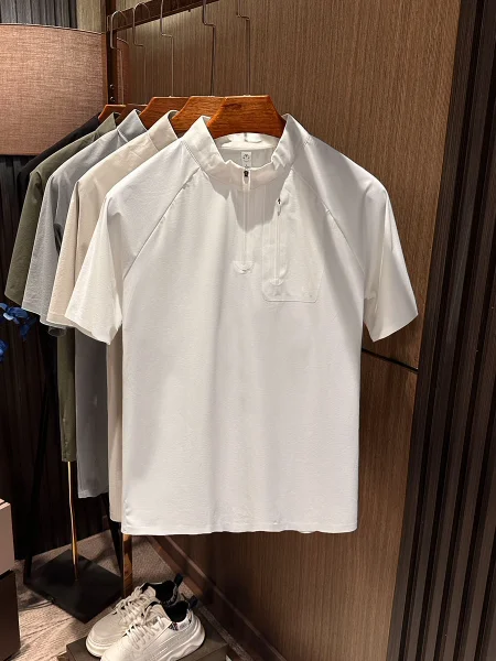 Ice Muscle Quick Dry Dianshan Pleated Fabric Men's High End Stand Collar Sport Short Sleeve T-Shirt Breathable Quick Dry Skin...
Ice Muscle Quick Dry Dianshan Pleated Fabric Men's High End Stand Collar Sport Short Sleeve T-Shirt Breathable Quick Dry Skin...