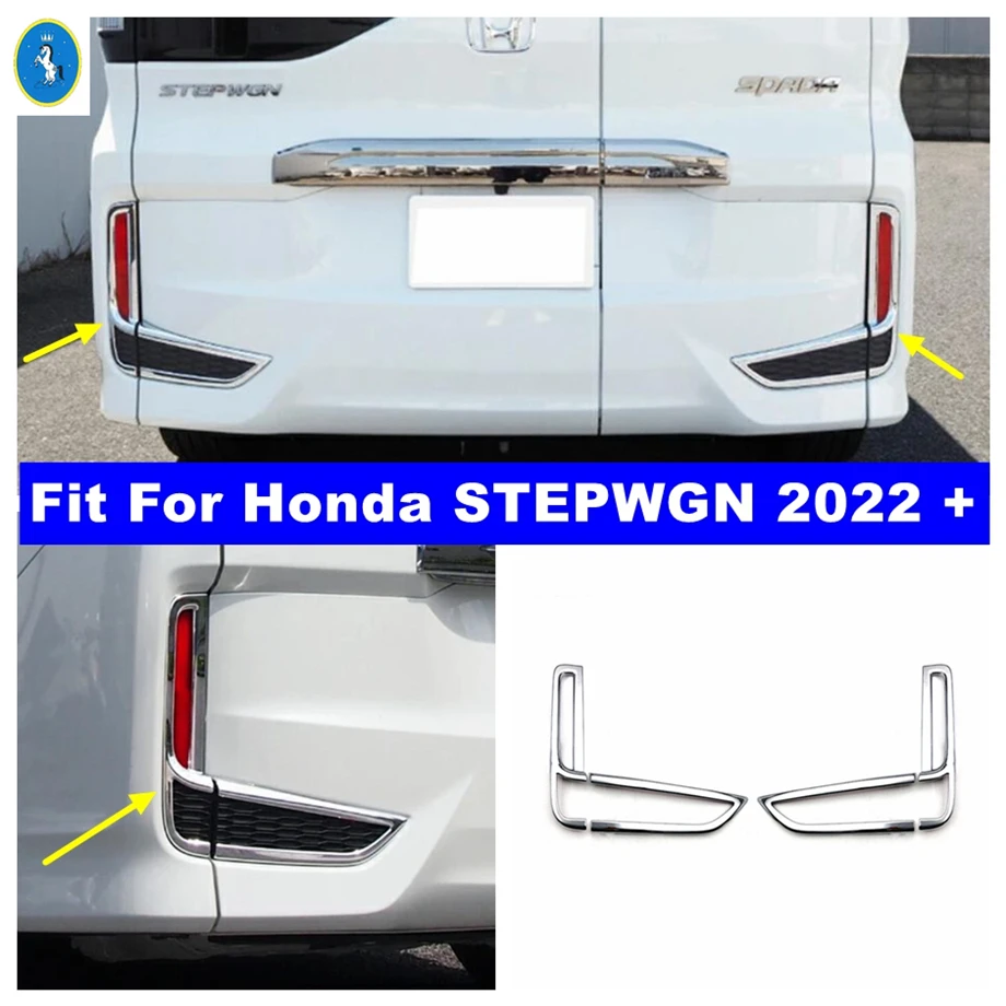 Shiny Car Rear Tail Back Bumper Fog Lights Lamps Foglight Decor Frame Cover Trim ABS Accessories Fit For Honda STEPWGN 2022 2023
Shiny Car Rear Tail Back Bumper Fog Lights Lamps Foglight Decor Frame Cover Trim ABS Accessories Fit For Honda STEPWGN 2022 2023