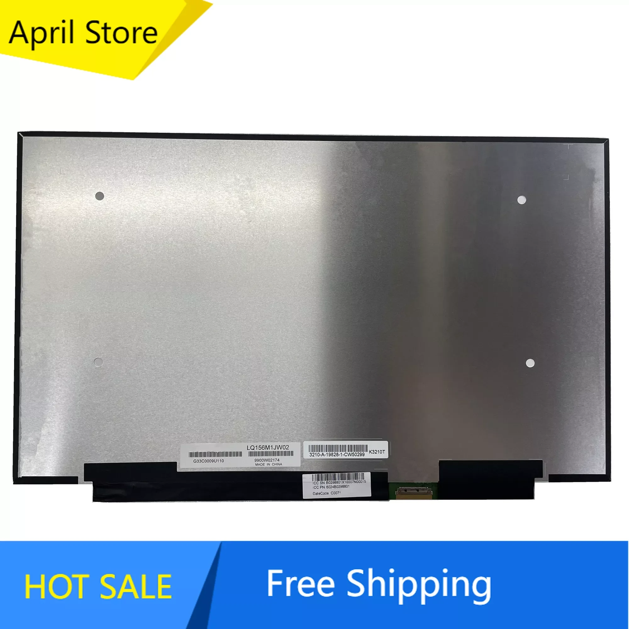 LQ156M1JW02 15.6" Laptop LCD Screen Panel Matrix IPS 1920*1080 EDP 30 Pins 100% sRGB
LQ156M1JW02 15.6" Laptop LCD Screen Panel Matrix IPS 1920*1080 EDP 30 Pins 100% sRGB